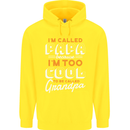 Grandparents Day I'm Called Papa Childrens Kids Hoodie Yellow