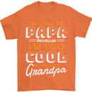 Grandparents Day I'm Called Papa Mens T-Shirt 100% Cotton Orange