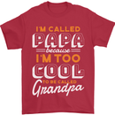Grandparents Day I'm Called Papa Mens T-Shirt 100% Cotton Red