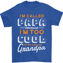 Grandparents Day I'm Called Papa Mens T-Shirt 100% Cotton Royal Blue