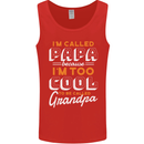 Grandparents Day I'm Called Papa Mens Vest Tank Top Red