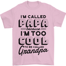 Grandparents Day Im Called Papa Mens T-Shirt 100% Cotton Light Pink