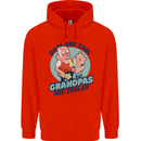 Grandpas are Cooler Grandparents Day Childrens Kids Hoodie Bright Red