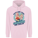 Grandpas are Cooler Grandparents Day Childrens Kids Hoodie Light Pink