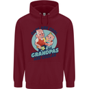 Grandpas are Cooler Grandparents Day Childrens Kids Hoodie Maroon