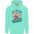 Grandpas are Cooler Grandparents Day Childrens Kids Hoodie Peppermint