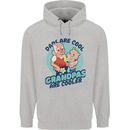 Grandpas are Cooler Grandparents Day Childrens Kids Hoodie Sports Grey