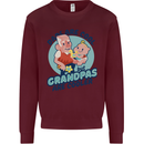 Grandpas are Cooler Grandparents Day Kids Sweatshirt Jumper Maroon