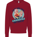 Grandpas are Cooler Grandparents Day Kids Sweatshirt Jumper Red