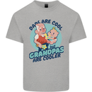 Grandpas are Cooler Grandparents Day Kids T-Shirt Childrens Sports Grey