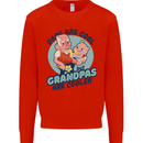 Grandpas are Cooler Grandparents Day Mens Sweatshirt Jumper Bright Red