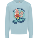 Grandpas are Cooler Grandparents Day Mens Sweatshirt Jumper Light Blue