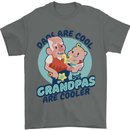 Grandpas are Cooler Grandparents Day Mens T-Shirt 100% Cotton Charcoal