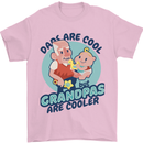 Grandpas are Cooler Grandparents Day Mens T-Shirt 100% Cotton Light Pink