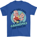 Grandpas are Cooler Grandparents Day Mens T-Shirt 100% Cotton Royal Blue