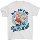 Grandpas are Cooler Grandparents Day Mens T-Shirt 100% Cotton White