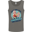 Grandpas are Cooler Grandparents Day Mens Vest Tank Top Charcoal