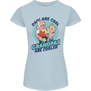 Grandpas are Cooler Grandparents Day Womens Petite Cut T-Shirt Light Blue