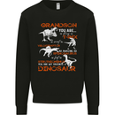 Grandson You Are My Favourite Dinosaur Mens Sweatshirt Jumper Black
