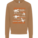 Grandson You Are My Favourite Dinosaur Mens Sweatshirt Jumper Caramel Latte