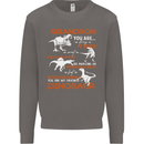 Grandson You Are My Favourite Dinosaur Mens Sweatshirt Jumper Charcoal