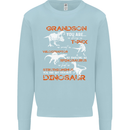 Grandson You Are My Favourite Dinosaur Mens Sweatshirt Jumper Light Blue