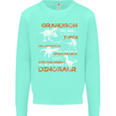 Grandson You Are My Favourite Dinosaur Mens Sweatshirt Jumper Peppermint
