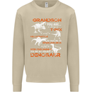 Grandson You Are My Favourite Dinosaur Mens Sweatshirt Jumper Sand