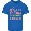 Grasp Science Funny Geek Nerd Physics Maths Mens Cotton T-Shirt Tee Top Royal Blue