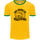 Dad & Daughter Best Friends Father's Day Mens Ringer T-Shirt FotL Gold/Green