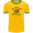 Camera for My Wife Photographer Photography Mens Ringer T-Shirt FotL Gold/Green