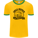 Uncle & Nephew Best Friends Uncle's Day Mens Ringer T-Shirt FotL Gold/Green