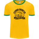 Stepdad & Daughter Best Father's Day Mens Ringer T-Shirt FotL Gold/Green