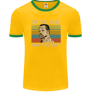 Too Old Funny Danny Glover Movie Quote Mens Ringer T-Shirt FotL Gold/Green
