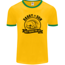 Daddy & Son Best FriendsFather's Day Mens Ringer T-Shirt FotL Gold/Green