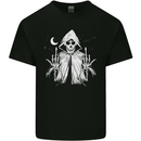 Grim Reaper Finger Flip Skull Biker Funny Mens Cotton T-Shirt Tee Top Black