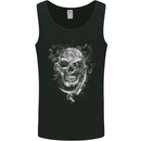 Grim Reaper Skull Death Biker Motorcycle Mens Vest Tank Top Black