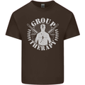 Group Therapy Shooting Hunting Rifle Funny Mens Cotton T-Shirt Tee Top Dark Chocolate