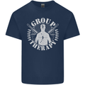 Group Therapy Shooting Hunting Rifle Funny Mens Cotton T-Shirt Tee Top Navy Blue