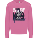 Guard Dog German Shepherd Fast Food Mens Sweatshirt Jumper Azalea