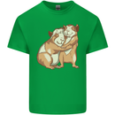 Guinea Pigs Hugging Mens Cotton T-Shirt Tee Top Irish Green