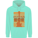 Guitar Bass Electric Acoustic Player Music Childrens Kids Hoodie Peppermint