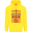 Guitar Bass Electric Acoustic Player Music Childrens Kids Hoodie Yellow