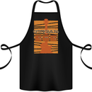 Guitar Bass Electric Acoustic Player Music Cotton Apron 100% Organic Black