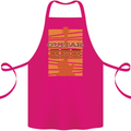 Guitar Bass Electric Acoustic Player Music Cotton Apron 100% Organic Pink