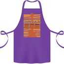 Guitar Bass Electric Acoustic Player Music Cotton Apron 100% Organic Purple