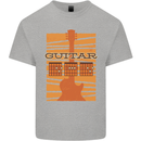 Guitar Bass Electric Acoustic Player Music Kids T-Shirt Childrens Sports Grey