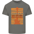 Guitar Bass Electric Acoustic Player Music Mens Cotton T-Shirt Tee Top Charcoal