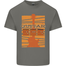 Guitar Bass Electric Acoustic Player Music Mens Cotton T-Shirt Tee Top Charcoal