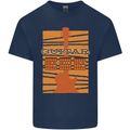 Guitar Bass Electric Acoustic Player Music Mens Cotton T-Shirt Tee Top Navy Blue